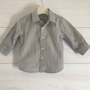 Lapierre Collection Stripe Button Down Shirt 16 lbs. (3-6 Months)